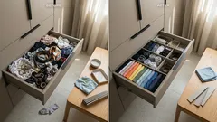 Organizar gavetas parece detalhe: 7 dicas fáceis (e a dobra que libera espaço)