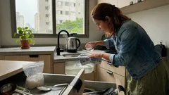 Água da pia descendo devagar? 3 receitas com sal (e um detalhe que faz diferença)